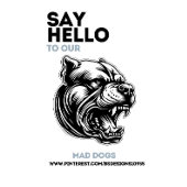 Dog-Loving Dad  Golf Head Cover ゴルフヘッドカバー