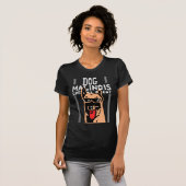 dog malinois spécial agent tシャツ (正面フル)