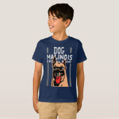dog malinois spécial agent tシャツ (正面フル)