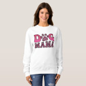 Dog Mama – Cozy Dog Lover  スウェットシャツ (正面フル)