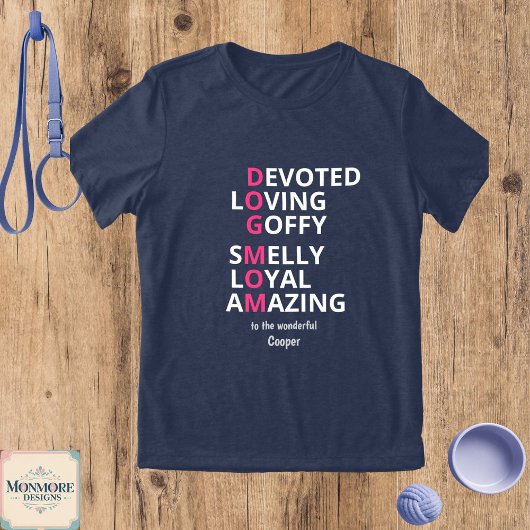 Dog Mama Definition Personalized  トライブレンドＴシャツ