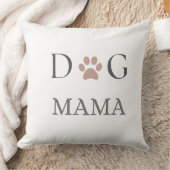 Dog Mama Paw Print, 母の日と誕生日 クッション (ブランケット)