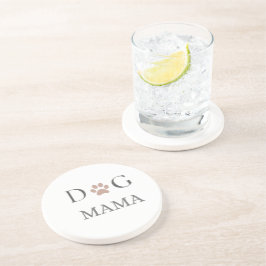 Dog Mama Paw Print, 母の日と誕生日 コースター