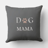 Dog Mama Paw Print, Mother’s Day & Birthday Gift クッション (裏面)