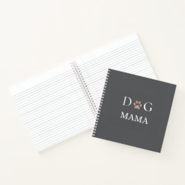 Dog Mama Paw Print, Mother’s Day & Birthday Gift ノートブック