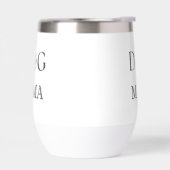 Dog Mama Paw Print, Mothers Day & Birthday   (左面)