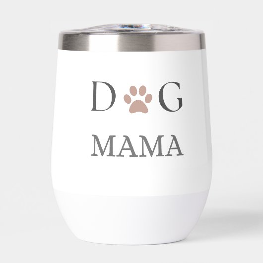 Dog Mama Paw Print, Mothers Day & Birthday   (正面)