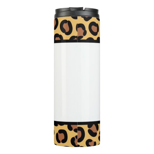 Dog Mama Tie-Dye Paw Print Leopard Pattern Design タンブラー (裏面)