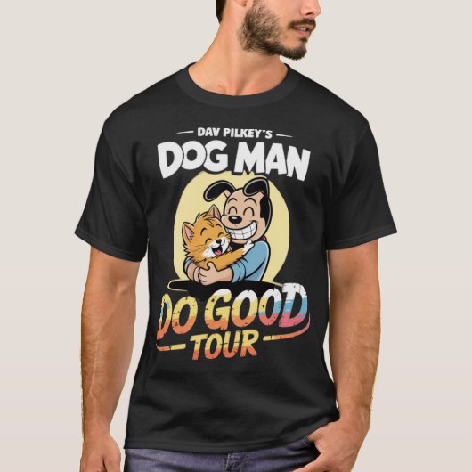Dog Man で善行ツアー Tシャツ (正面)