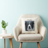 Dog Memorial Cushion Pet Remembrance Throw Pillow クッション (椅子)
