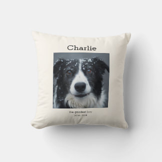 Dog Memorial Cushion Pet Remembrance Throw Pillow クッション