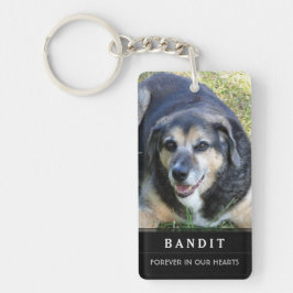 Dog Memorial KeyChainが私の渡された詩を悼まない キーホルダー