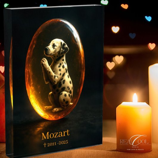 Dog Memorial Photo Block - Dalmatian  フォトブロック