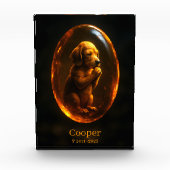 Dog Memorial Photo Block - Hound Dog フォトブロック (正面)