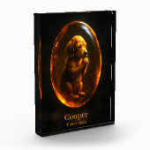 Dog Memorial Photo Block - Hound Dog フォトブロック (左)