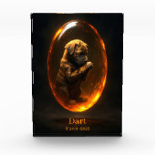 Dog Memorial Photo Block - Tennessee Brindle フォトブロック (正面)