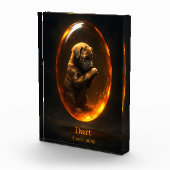 Dog Memorial Photo Block - Tennessee Brindle フォトブロック (右)