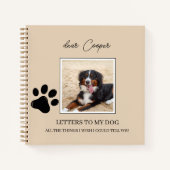 Dog Memorial Remembrance Pet Loss Grief Journal  ノートブック (正面)