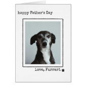Dog Minimalist Father's Dayフォトカードから (正面)
