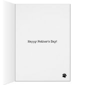Dog Minimalist Father's Dayフォトカードから (内側 (右))