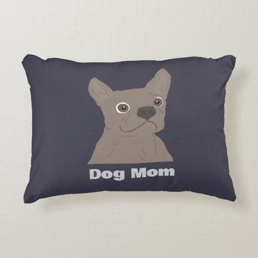 Dog Mom アクセントクッション (正面)