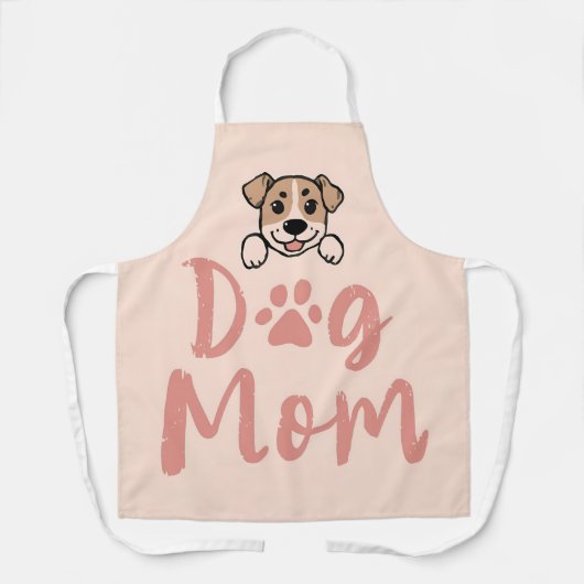 Dog Mom  エプロン (正面)