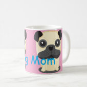 Dog Mom コーヒーマグカップ (正面右)