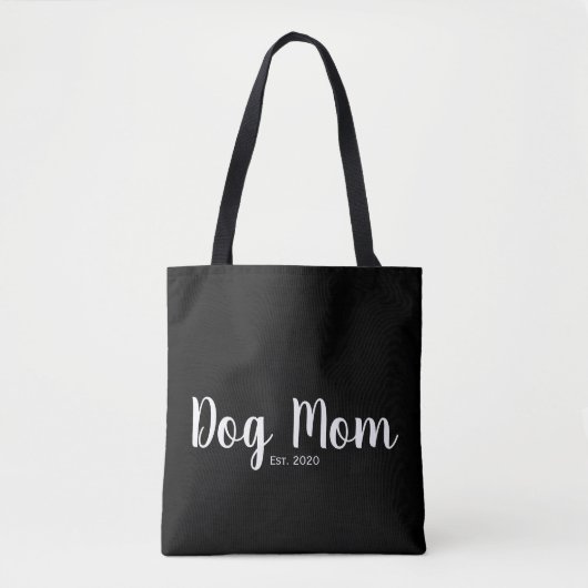 Dog Mom 誕生ギフトトートバッグ トートバッグ (正面)