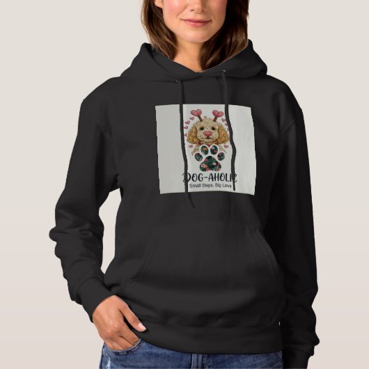 Dog mom adorable hoodie パーカ (正面)