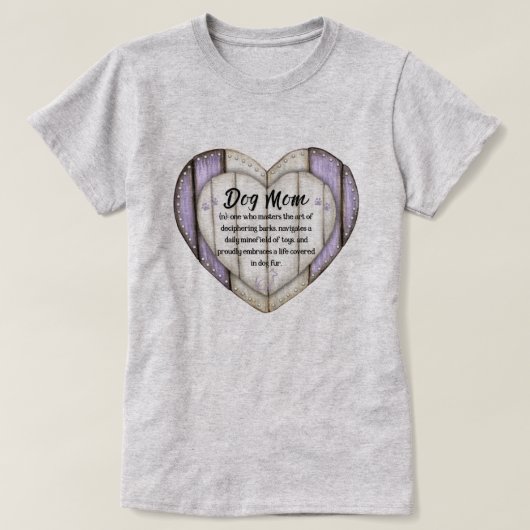 Dog Mom Again Tシャツ (デザイン正面)