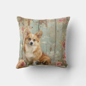 Dog Mom Besties Corgi Decorative クッション (裏面)