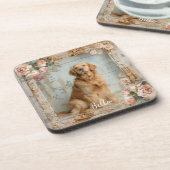 Dog Mom Besties Labrador  コースター (左側)