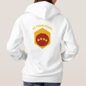 Dog Mom Cheer Squad Hoodie – Proud Pet Parent Gift パーカ (裏面)
