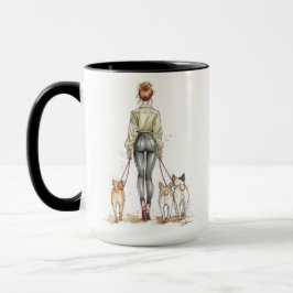 Dog Mom Coffee Mug | Stylish Dog Walker Fashion マグカップ