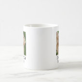 Dog Mom Custom Dog Photo コーヒーマグカップ (中央)