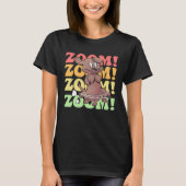 Dog Mom Dad Zoomies Dog Tシャツ (正面)