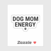 Dog Mom Energy Sticker シール (シート)