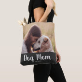 Dog Mom Established スクリプト写真 トートバッグ (クローズアップ)