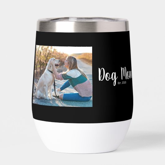 Dog Mom Established Script Photo (背面)