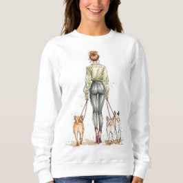 Dog Mom Girl Boss Sweatshirt | Urban Chic Dog Walk スウェットシャツ