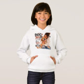 Dog Mom Hoodie for Women | Cute Dog Lover Pullover (正面フル)