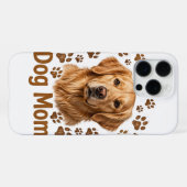 Dog Mom iPhone 16 Pro Max カー iPhoneケース (裏面横)