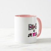 Dog Mom Leopard Heart Mug -Mom Lover Gift  マグカップ (正面右)