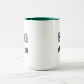 Dog Mom Leopard Heart Mug -Mom Lover Gift  マグカップ (中央)