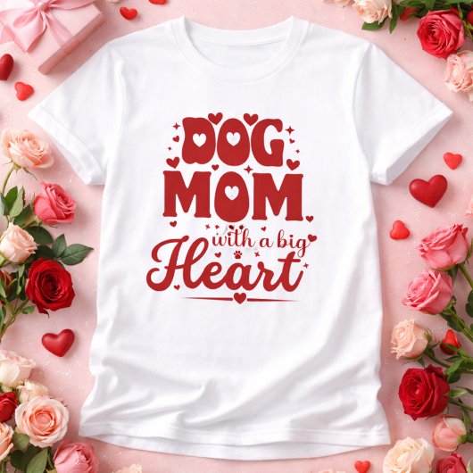 Dog Mom Love Aesthetic Design for Pet Lovers Tシャツ