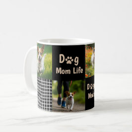 Dog Mom Mode ON Modern Pet Lover Design コーヒーマグカップ