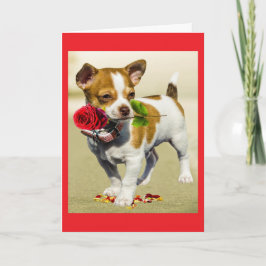  Dog Mom Mother's Day Greeting Card カード