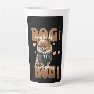 Dog Mom Mug – Custom Name Option – Coffee Cup Gift カフェラテマグ