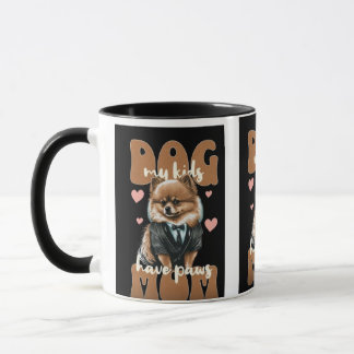 Dog Mom Mug – “I Work Hard So My Dog Can Have a Be マグカップ