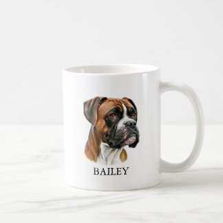 Dog mom personalized with picture and name Mug コーヒーマグカップ